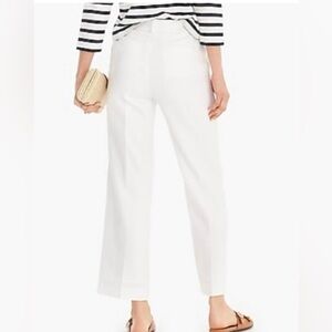 JCrew Peyton Pant in Stretch Linen Size 8